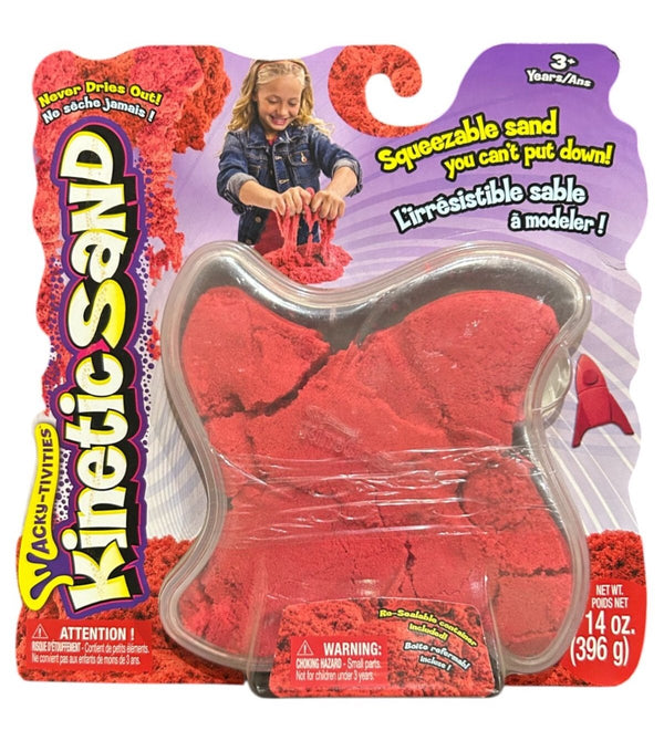 Kinetic Sand Red – Satisfying Moldable Sensory Play Sand