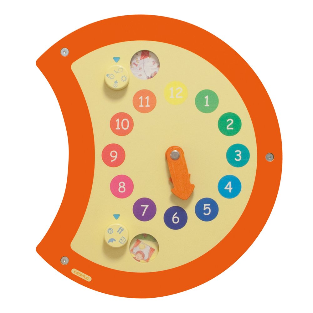 Hape Beleduc Caterpillar Clock Wall Panel – Kids Time Learning Toy