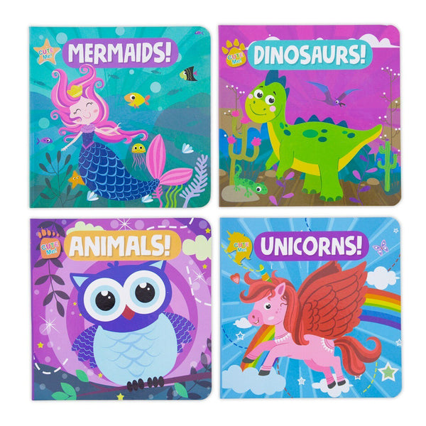 BAZIC Cute Me! Board Books – 4-Pack for Early Learners