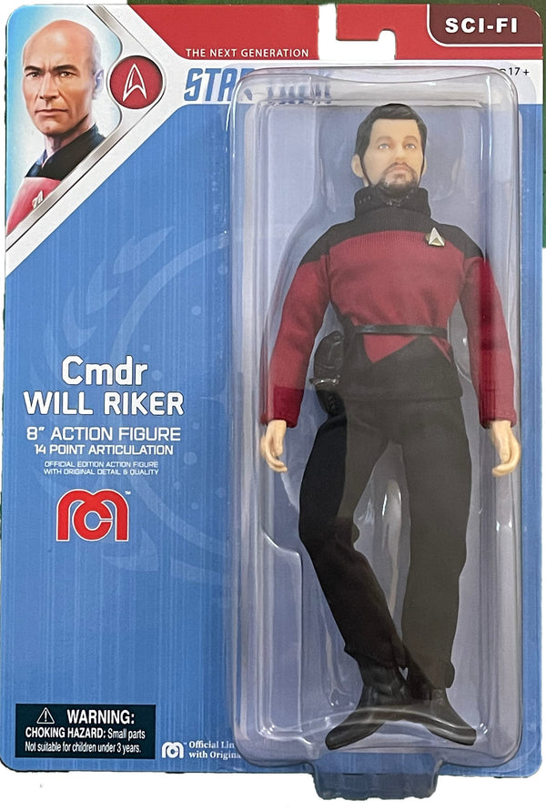 Mego Commander Will Riker Star Trek Figure 8 Inch