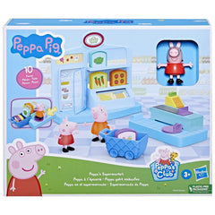Peppa Pig Supermarket Playset — 2 Figures & 8 Accessories