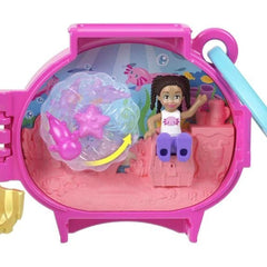 Polly Pocket Axolotl Pet Compact Playset | Collectible Mini World