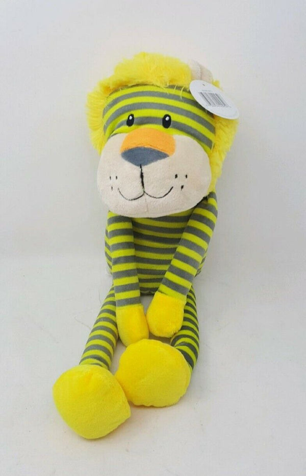 Beverly Hills Teddy Bear Co. Yellow Lion Striped Plush Toy