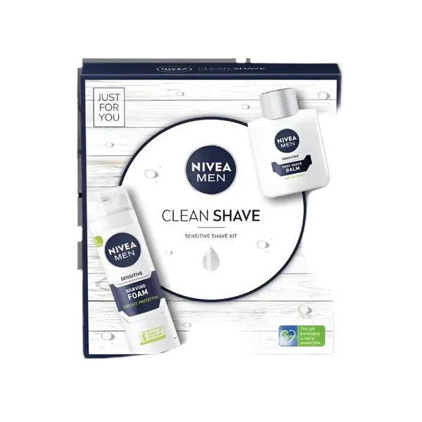 NIVEA Men Sensitive Shave Set – Foam & Post Shave Balm Duo