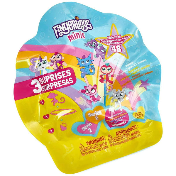 WowWee Fingerlings Series 2 Mystery Pack – 3 Surprise Mini Figures