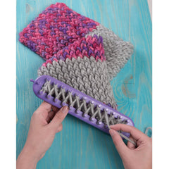 Make It Real Cozy Hands Kids Scarf Knitting Loom Craft Kit