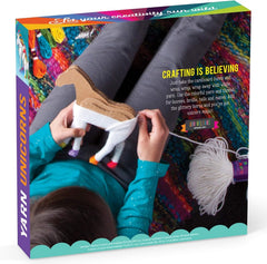 Craft-tastic Yarn Unicorns Kit – Makes 2 Yarn-Wrapped Unicorns