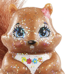 Mattel Enchantimals Stumper Squirrel Glitter Figure