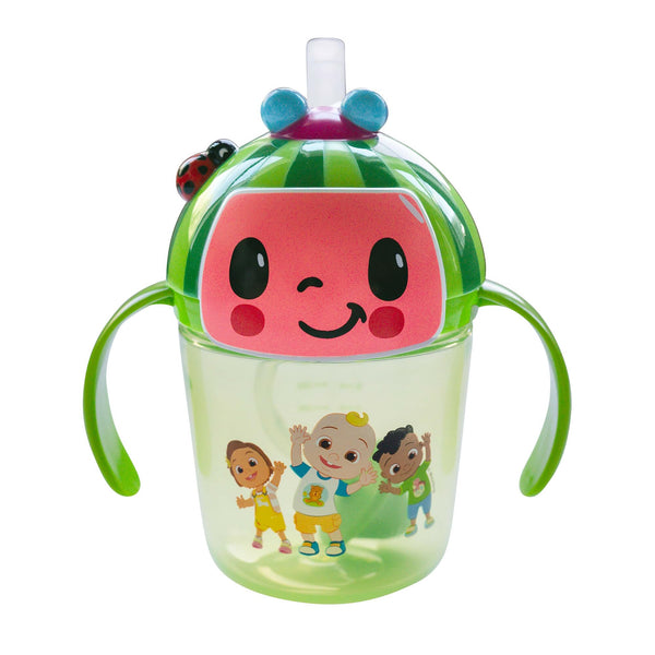 The First Years Cocomelon Weighted Straw Cup | Spill-Proof | 7 oz