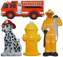Cast & Paint Fire Fighter Craft Kit — Creative Kids Activity with Magnets