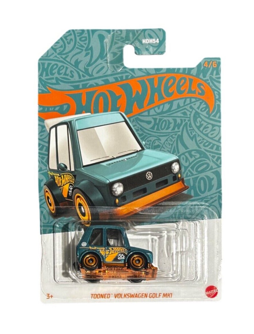 Hot Wheels Tooned Volkswagen Golf MK1 Die-Cast Car