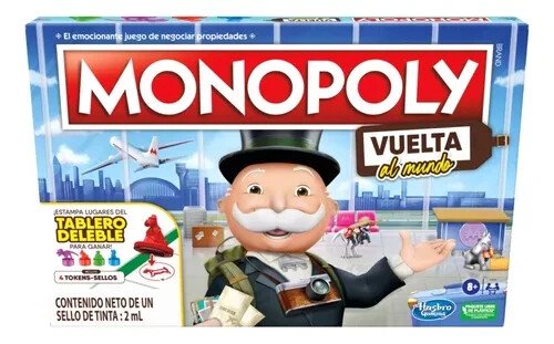 Hasbro Monopoly Travel World Tour — Spanish Edition