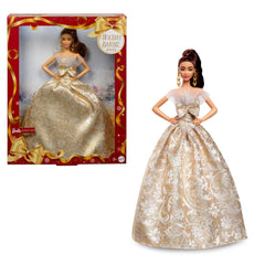 Barbie Signature 2025 Holiday Doll – Silver & Gold Gown