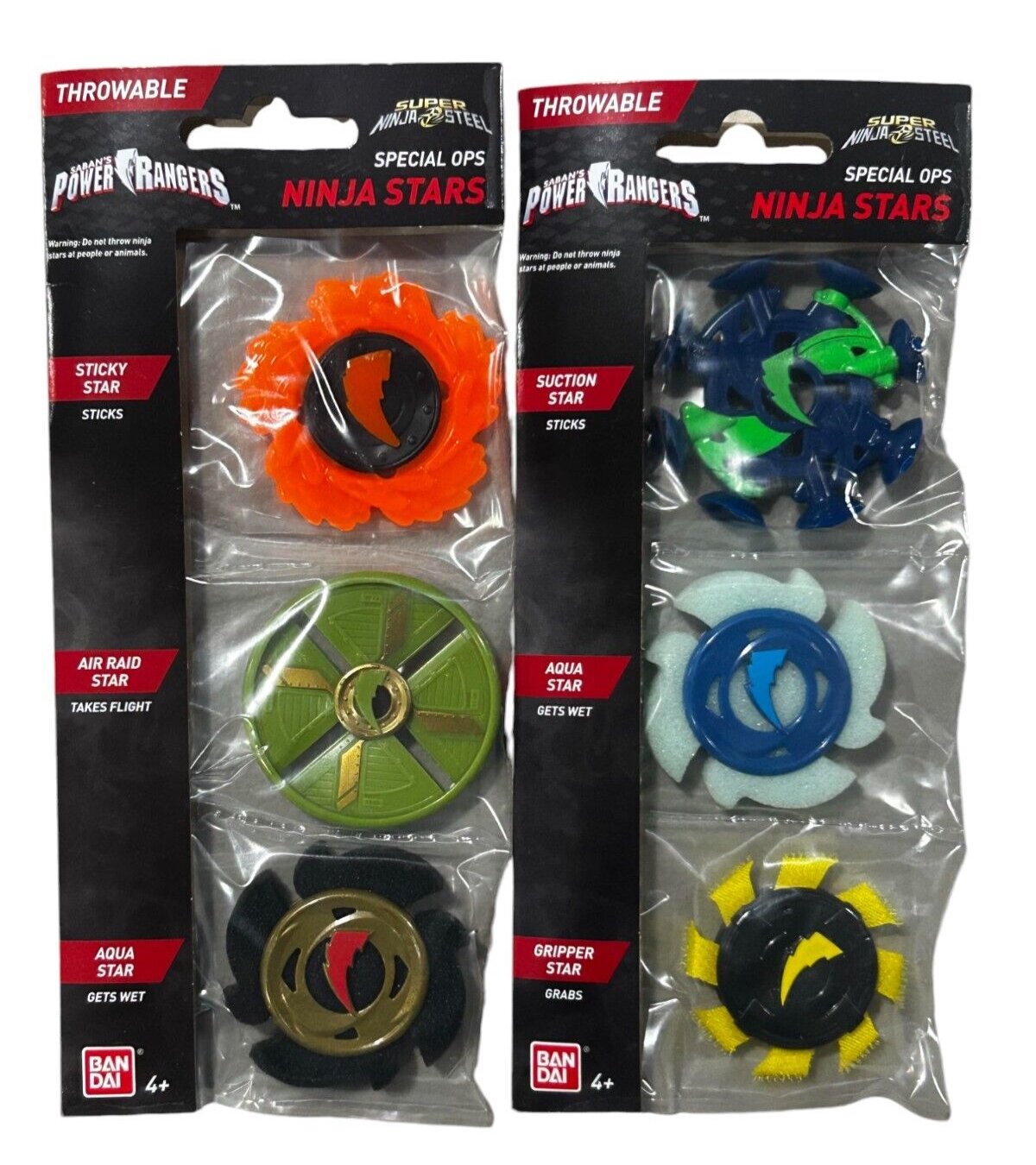 Bandai Power Rangers Super Ninja Steel Special Ops Ninja Stars Set