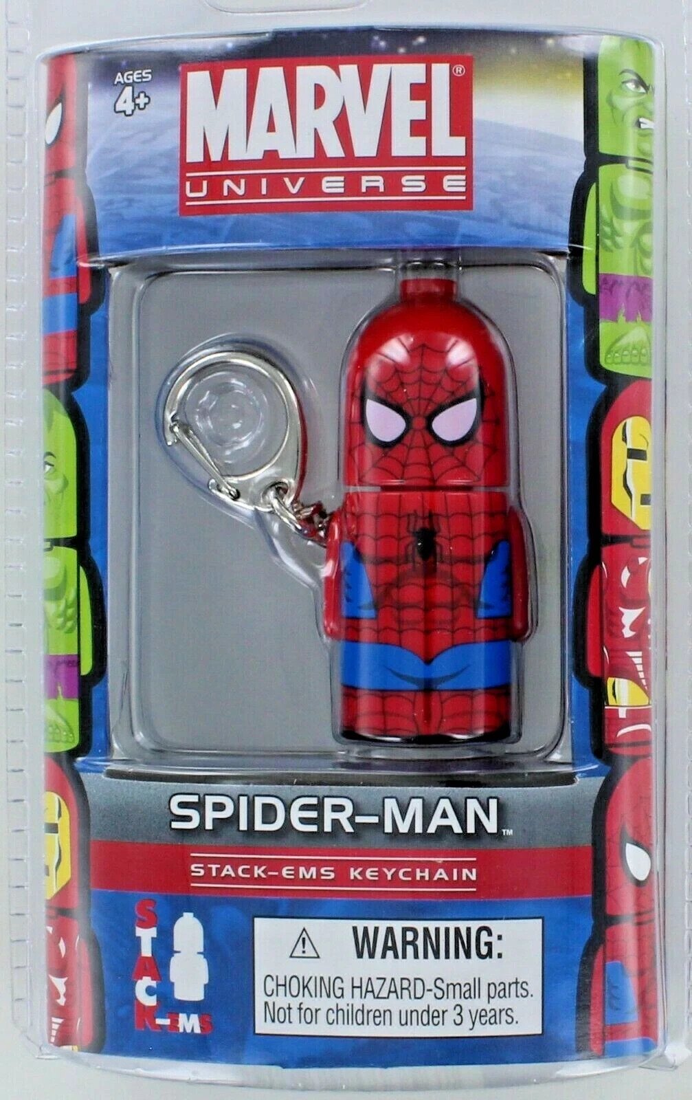 Marvel Spider-Man Stack-Ems Stackable Keychain 2.5"