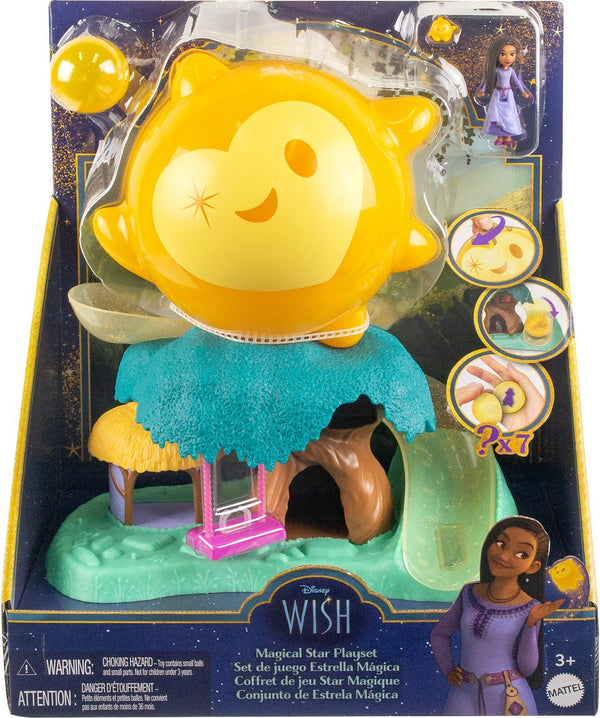 Mattel Disney Wish Magical Star Playset with Asha of Rosas Mini Doll