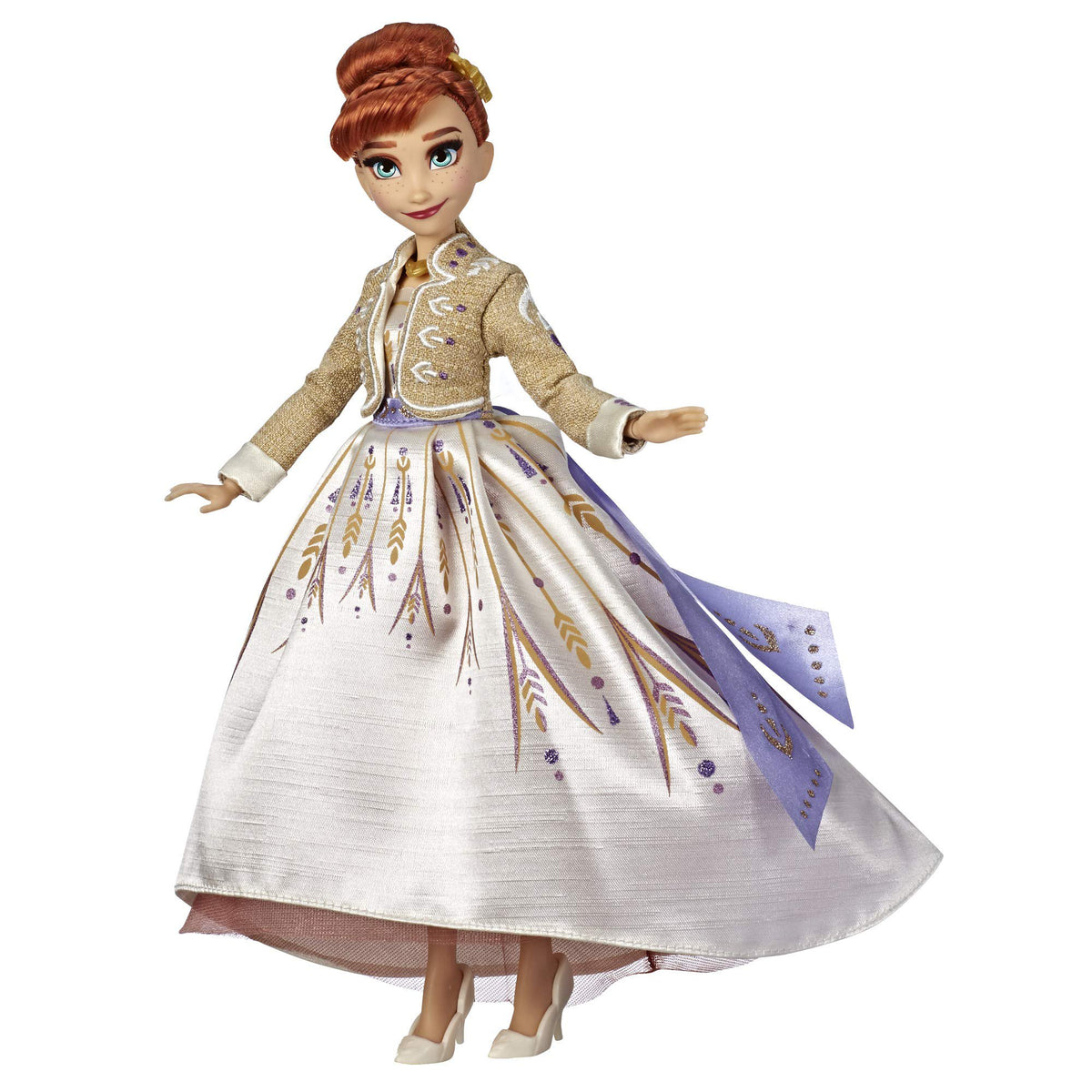 Hasbro Disney Frozen 2 Anna Fashion Doll – Glittery Travel Dress