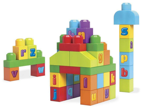 Mega Bloks ABC Spell! Alphabet Learning Building Blocks Set