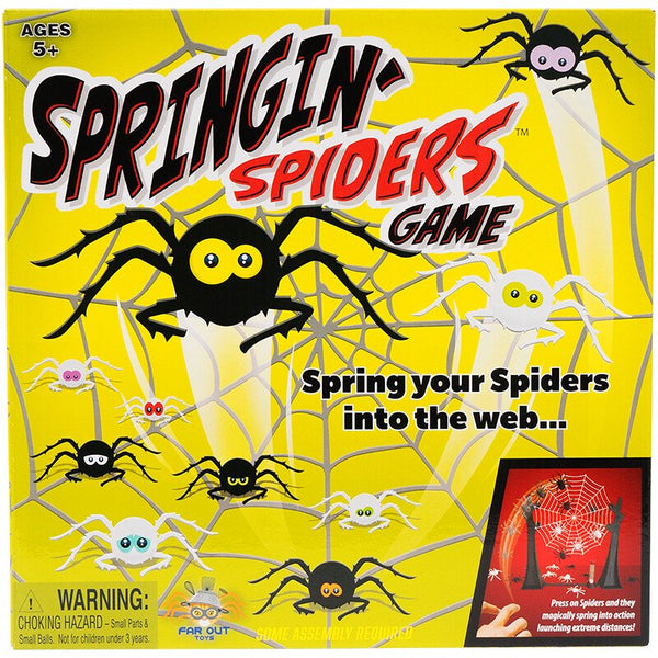 Far Out Toys Springin' Spiders Timed Flinging Game