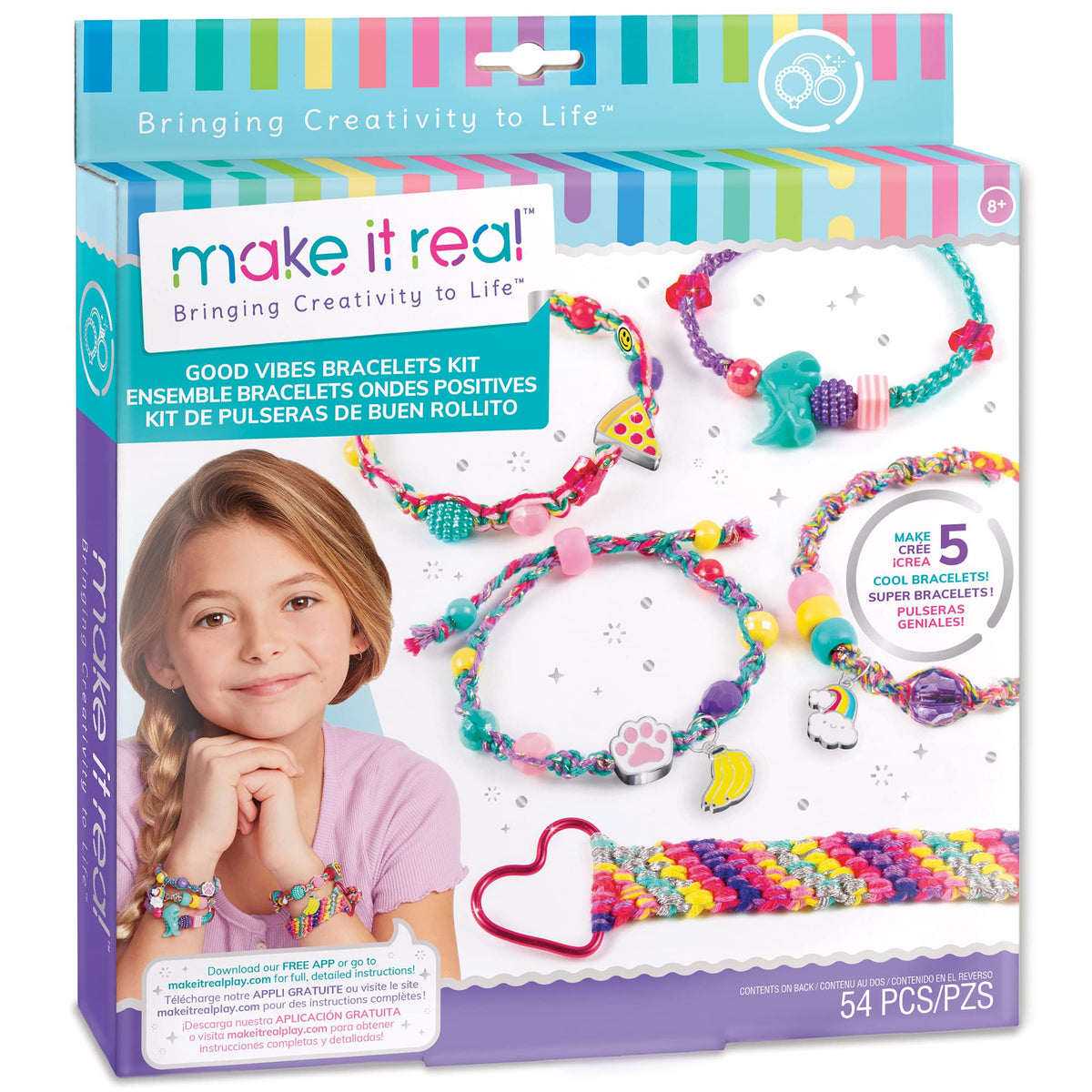 Make It Real Good Vibes Bracelet Kit – DIY Charm Jewelry