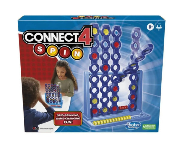 Hasbro Connect 4 Spin – Strategic Spinning Board Game (Spanish)