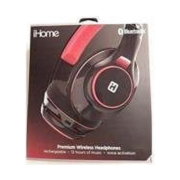 iHome IB92B Wireless Bluetooth Headphones with Rechargeable Battery