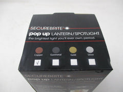 Securebrite Pop-Up COB Lantern & Spotlight – Copper