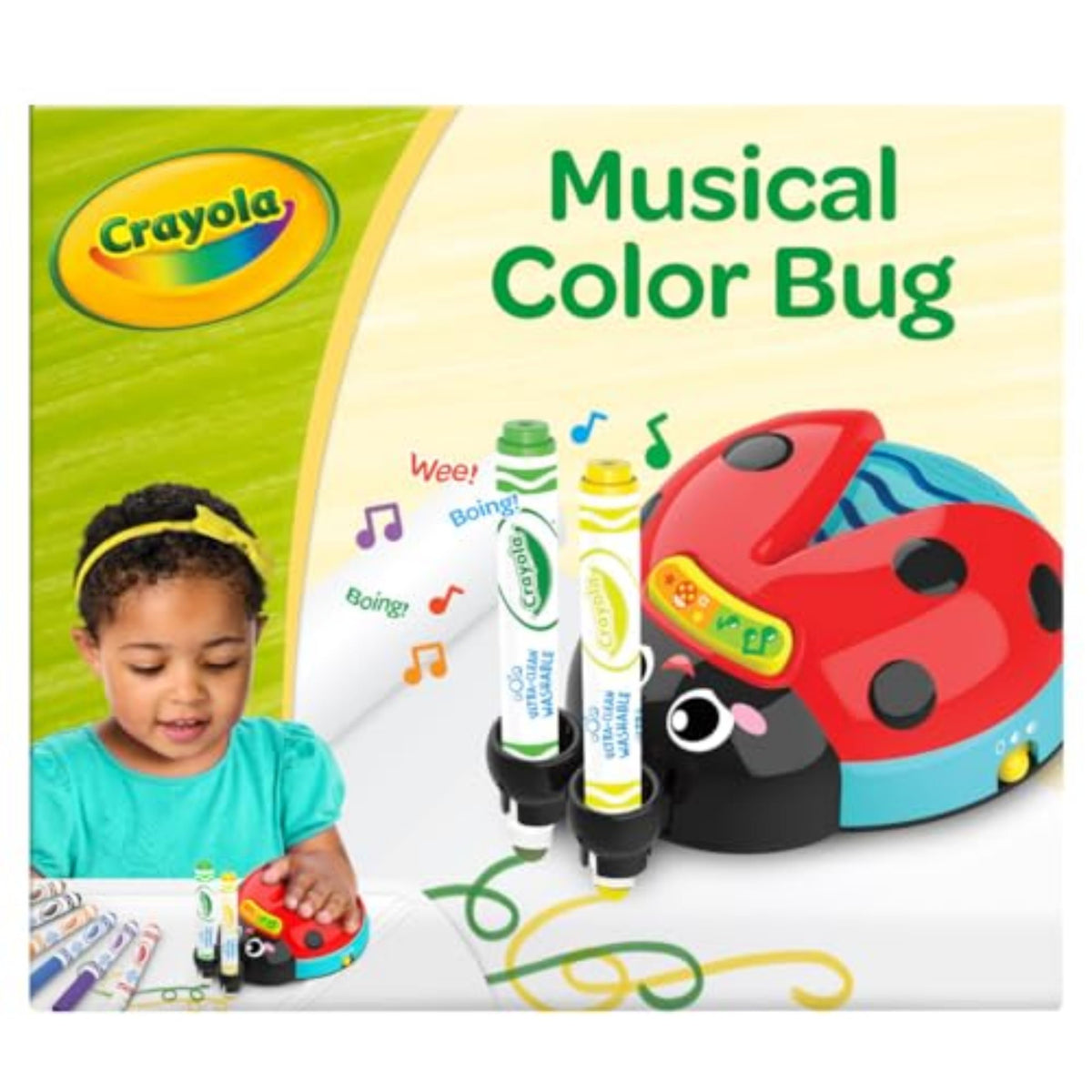 Crayola Musical Color Bug Sensory Coloring Toy for Toddlers