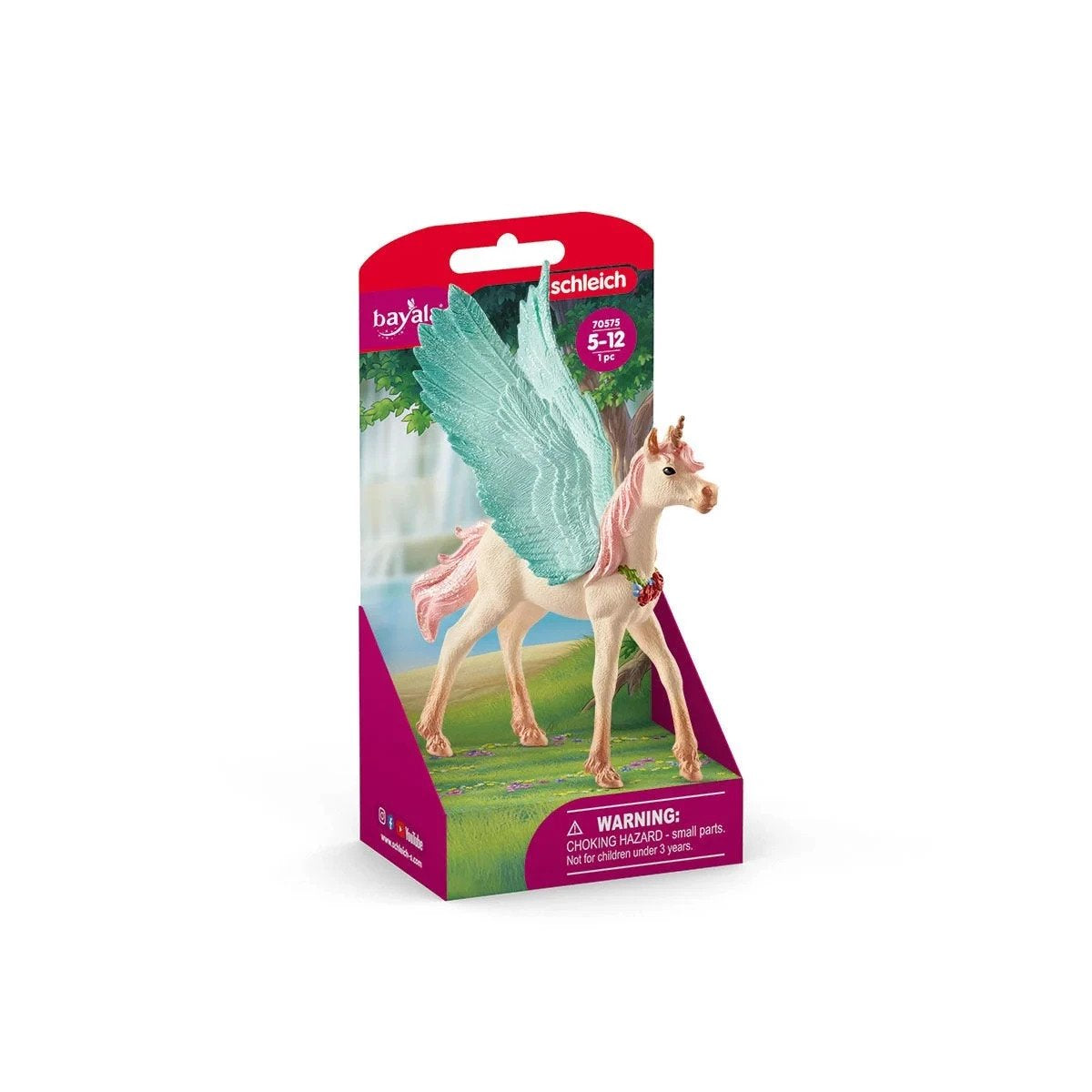 Schleich Bayala Decorated Unicorn Pegasus Foal Fantasy Figure