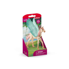 Schleich Bayala Decorated Unicorn Pegasus Foal Fantasy Figure