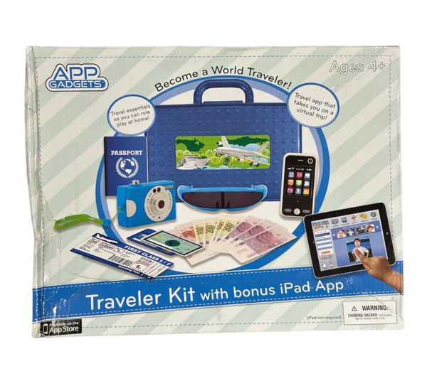 App Gadgets Traveler Kit with Bonus iPad App – Blue