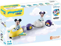 PLAYMOBIL 1.2.3 Disney Mickey & Minnie Cloud Ride Toddler Playset