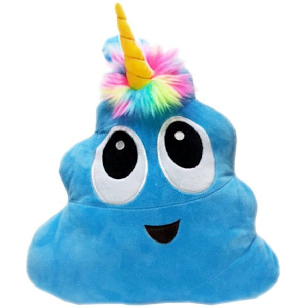 Fun2Play Toys Poonicorn 16" Blue Unicorn Poop Plush Pillow