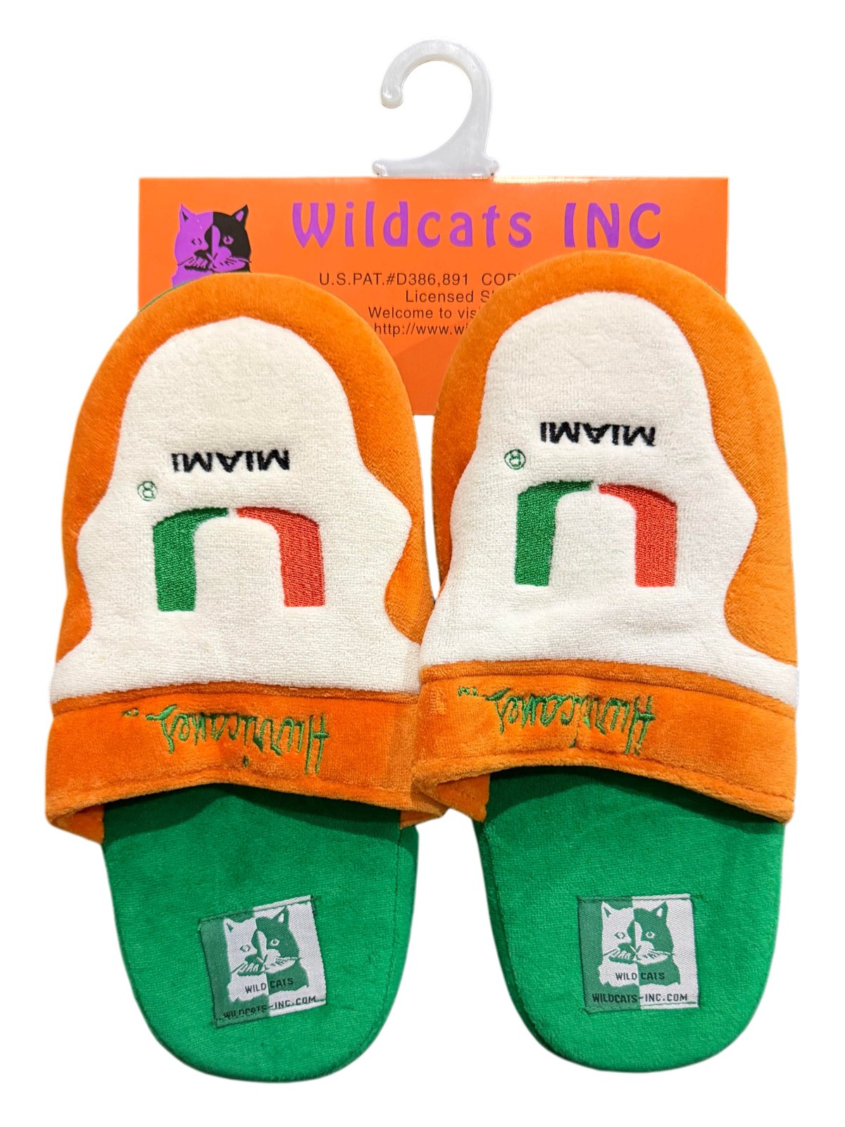 Miami Hurricanes Slip-On Slippers – Men's Medium
