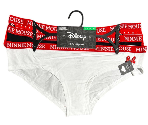 Minnie Mouse Hipster Underwear – 3-Pack | Size XL
