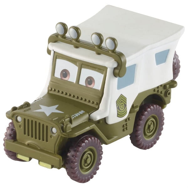 Disney Pixar Cars Sarge Winter Edition 1:55 Scale Die-Cast Car