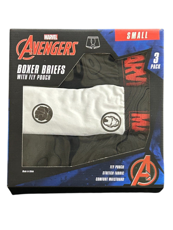 Briefly Stated Avengers Men's Boxer Brief 3-Pack
