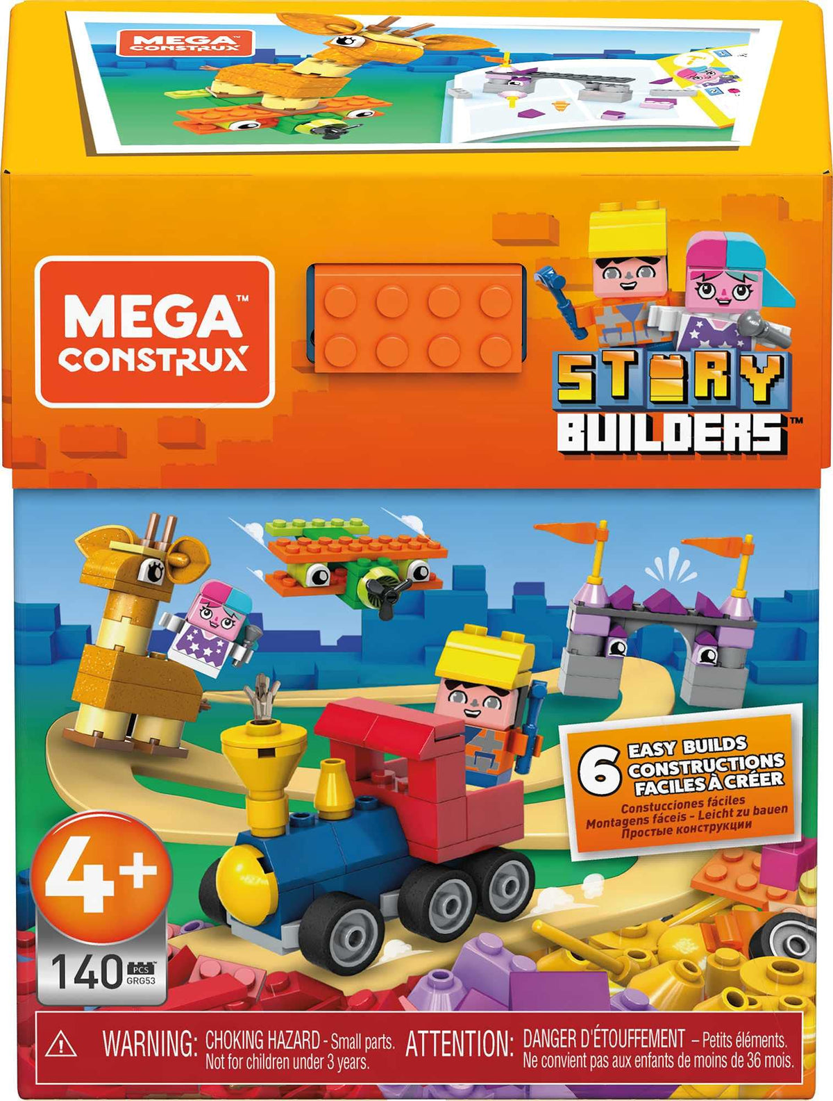 Mega Construx Story Builders Saga 140-Piece Building Set