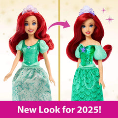 Mattel Disney Princess Ariel Fashion Doll with Tiara & Red Hair