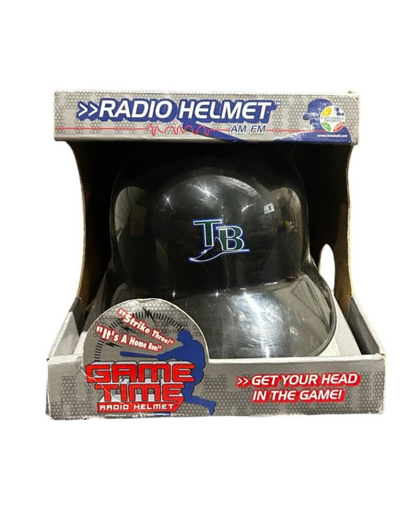 Fotoball Sports Tampa Bay Rays AM/FM Radio Batting Helmet Hat