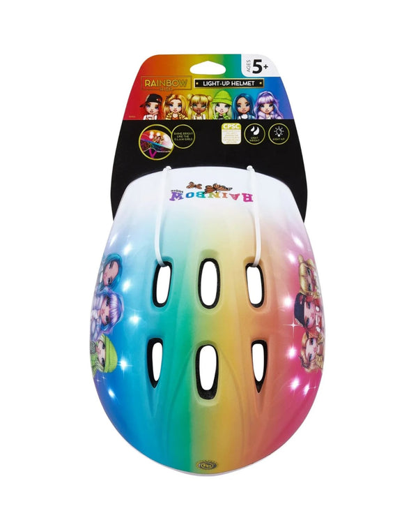 MGA Rainbow High Light-Up Bike Helmet for Kids 8+
