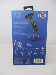 Bytech VLOG Microphone with Tripod Stand & Pop Filter