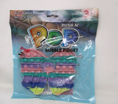 Push N' Pop Butterfly Bubble Fidget Sensory Toy