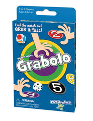 PlayMonster Grabolo Box Game – Fast-Grab Card Game for Kids