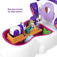 Polly Pocket Flip & Find Panda Compact with Micro Doll & Accessories