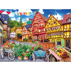 Kodak 1000-Piece European Town Jigsaw Puzzle – Vivid Color