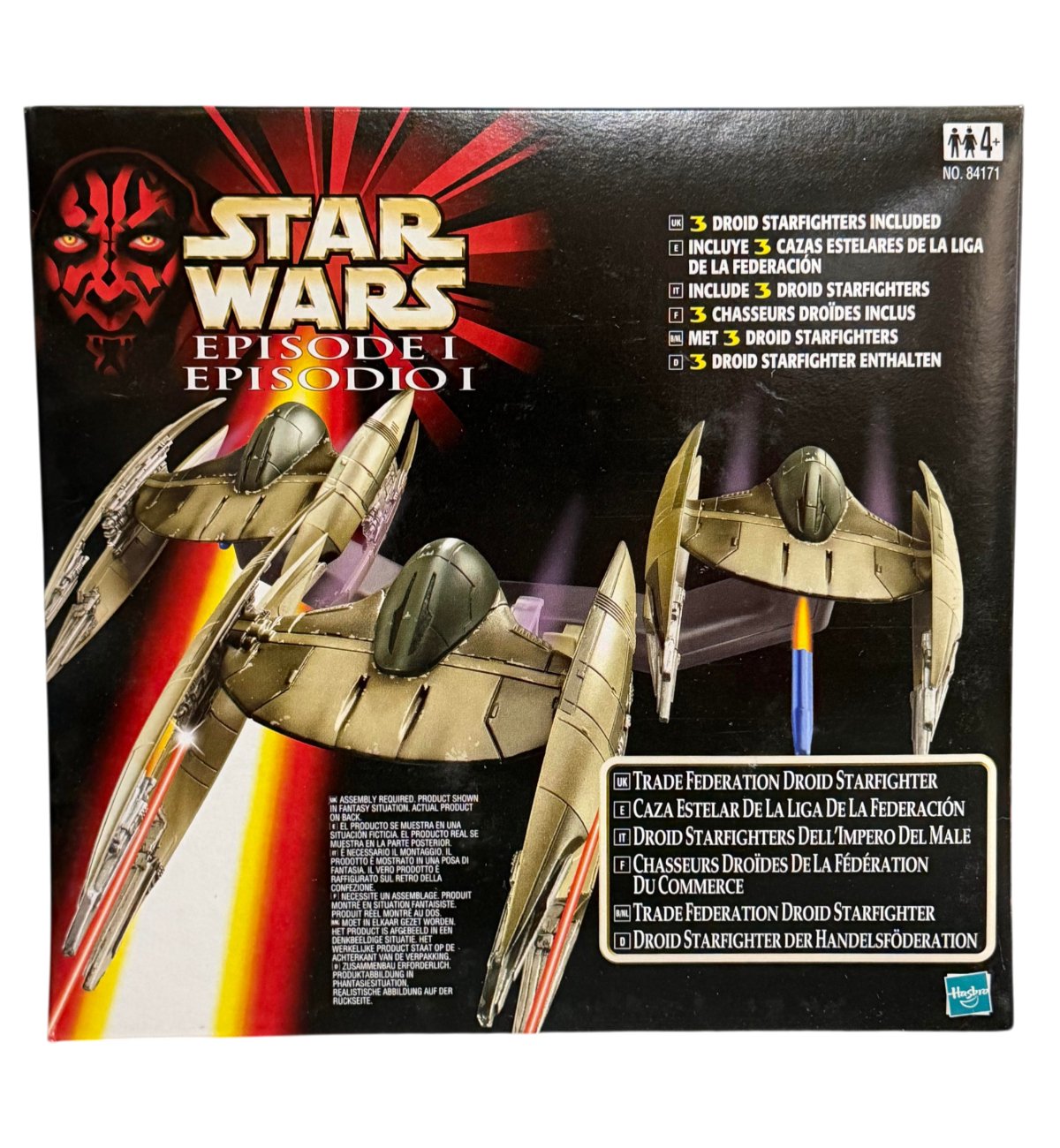 Hasbro Star Wars Trade Federation Droid Fighters Episode 1 Playset