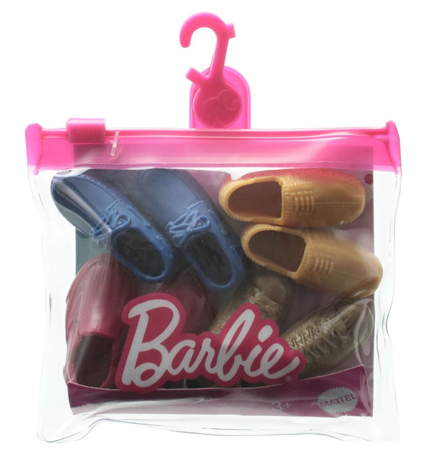 Mattel Barbie Ken Doll Shoe Pack – Multi-Style Accessory Set