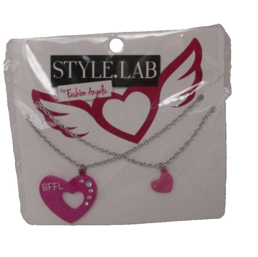 Fashion Angels Style Lab BFFL Hearts Best Friends Necklaces Set