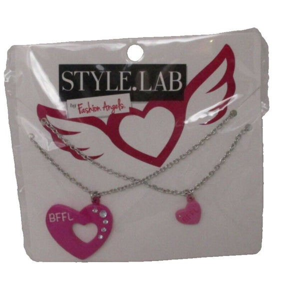 Fashion Angels Style Lab BFFL Hearts Best Friends Necklaces Set